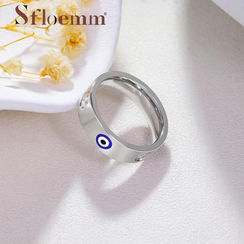 18K Gold Evil Eye Ring