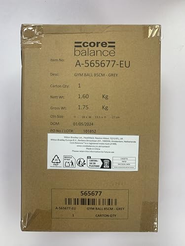 Exercise Ball – Anti-Burst, Slip-Resistant, with Pump