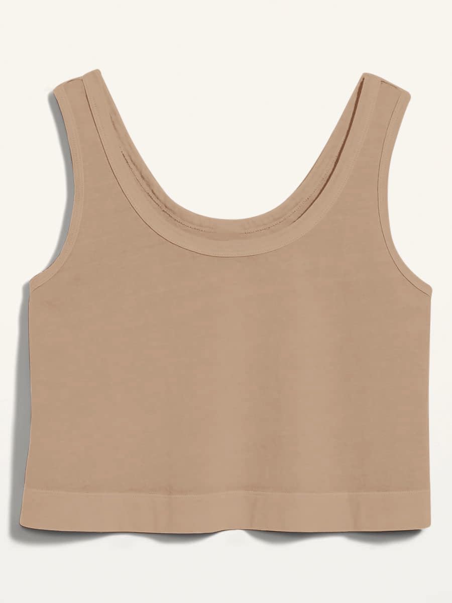 Aoysky Women’s Cotton Crop Tank Top