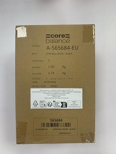 Exercise Ball – Anti-Burst, Slip-Resistant, with Pump