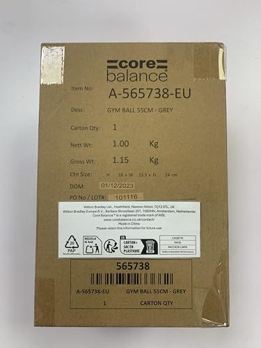 Exercise Ball – Anti-Burst, Slip-Resistant, with Pump