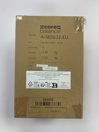 Exercise Ball – Anti-Burst, Slip-Resistant, with Pump