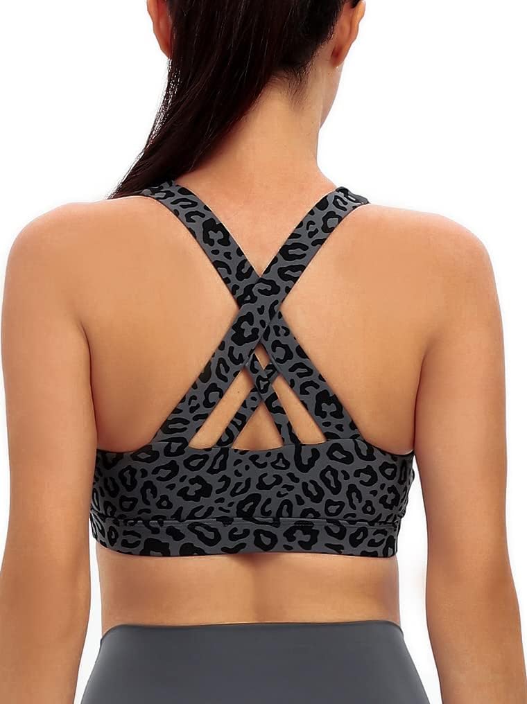 RUNNING GIRL Criss-Cross Sports Bra