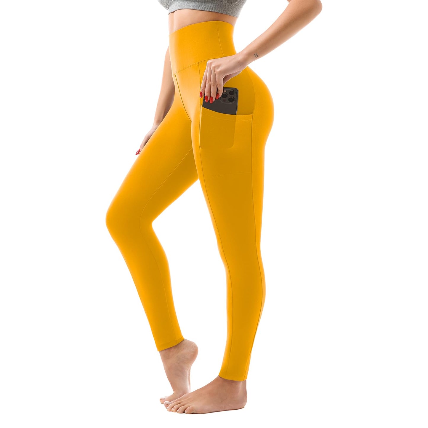 SINOPHANT High Waisted Leggings with Pockets
