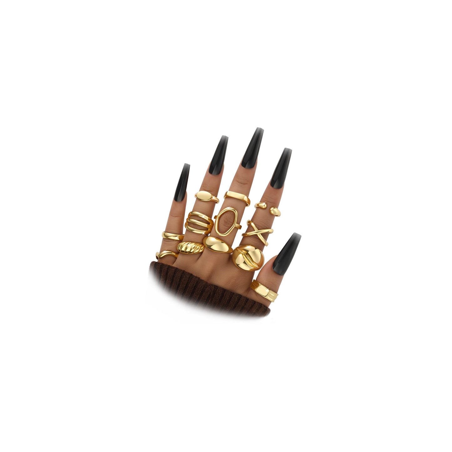 iF YOU 25-Piece Gold Ring Set