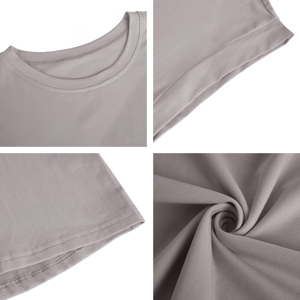 Women’s Cap Sleeve Crew Neck Tank Top