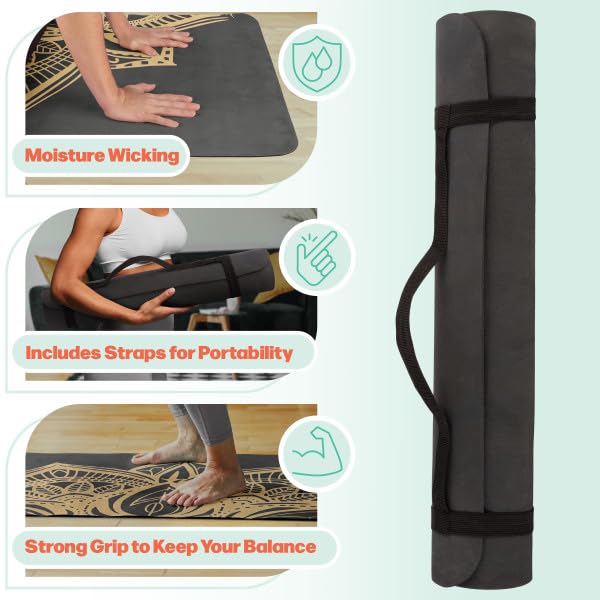 RAD Sportz Yoga Mat with Towel Combo