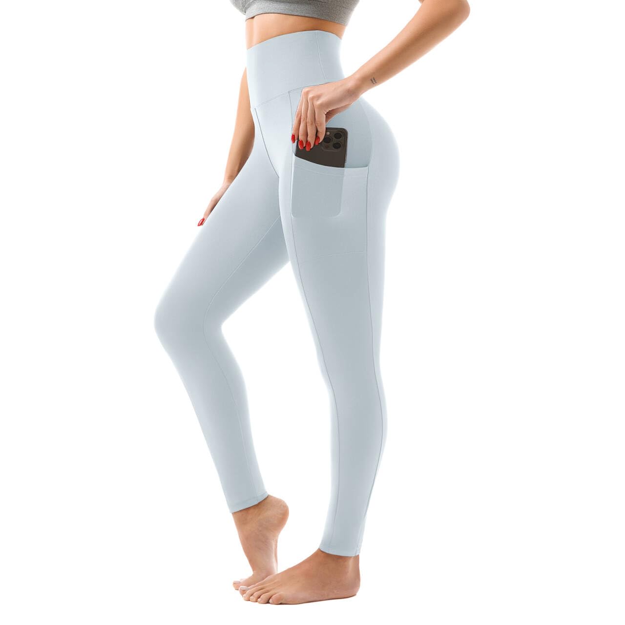 SINOPHANT High Waisted Leggings with Pockets