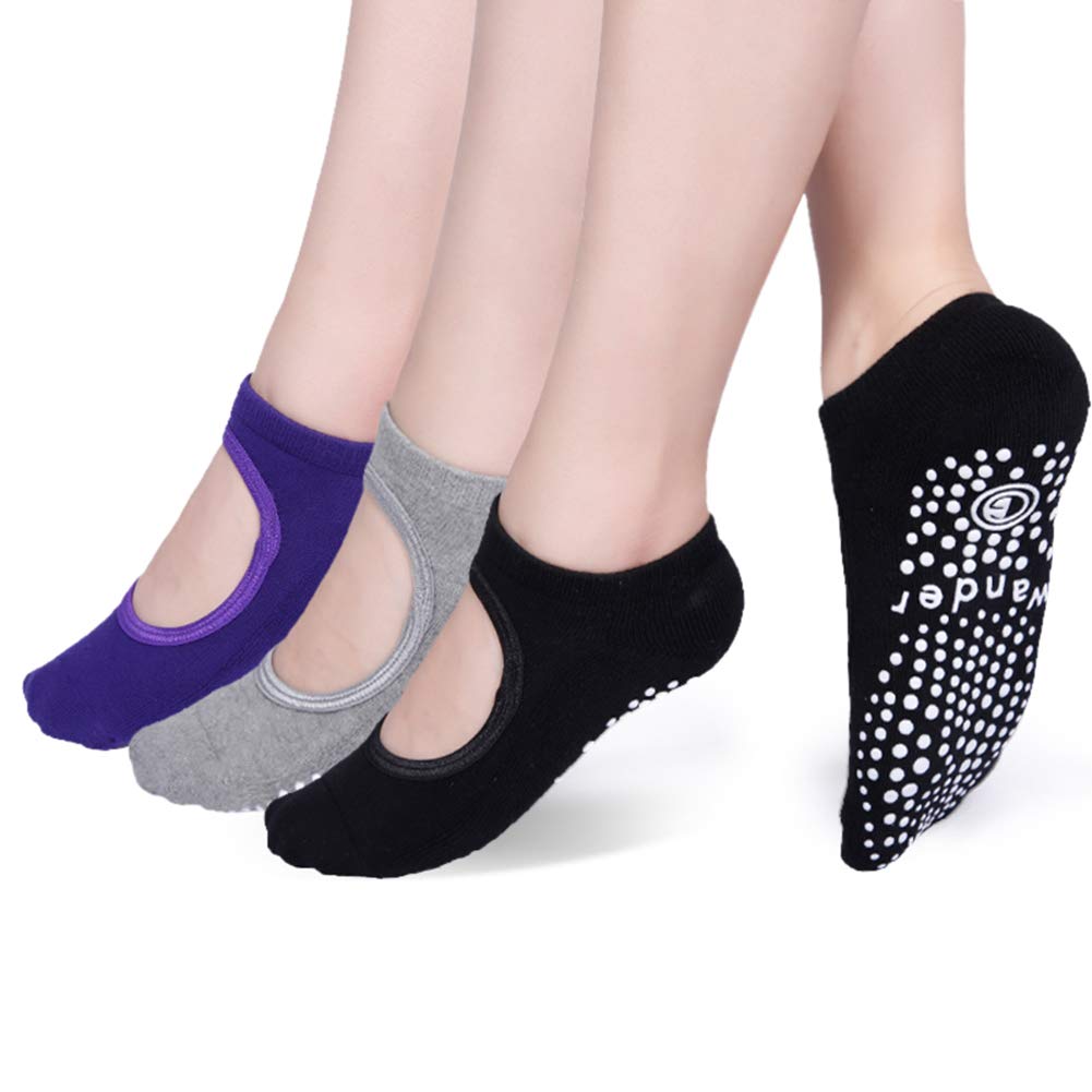 Non-Slip Yoga Socks with Grips for Women