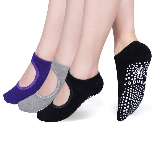 Non-Slip Yoga Socks with Grips for Women