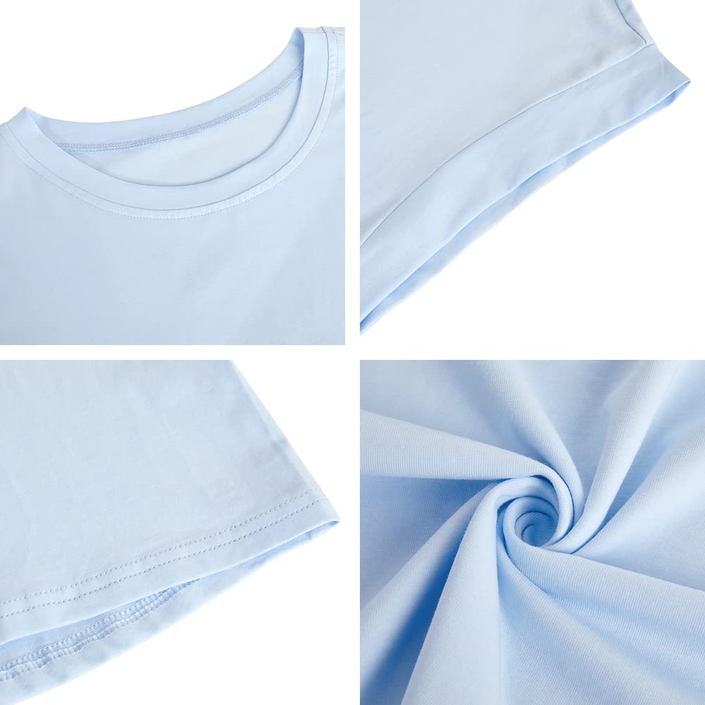 Women’s Cap Sleeve Crew Neck Tank Top