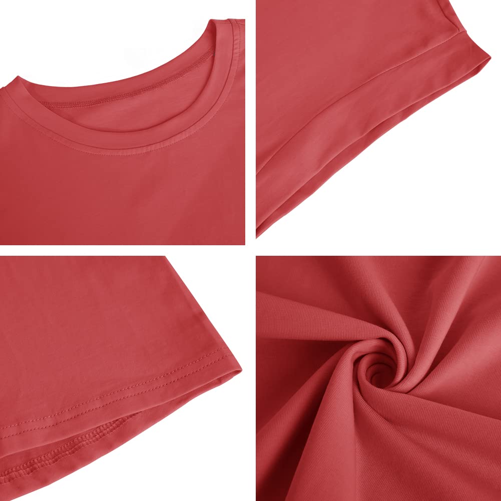 Women’s Cap Sleeve Crew Neck Tank Top