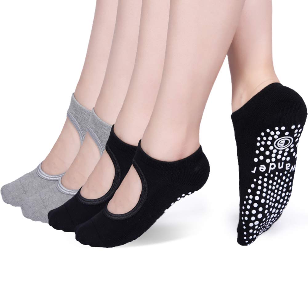 Non-Slip Yoga Socks with Grips for Women