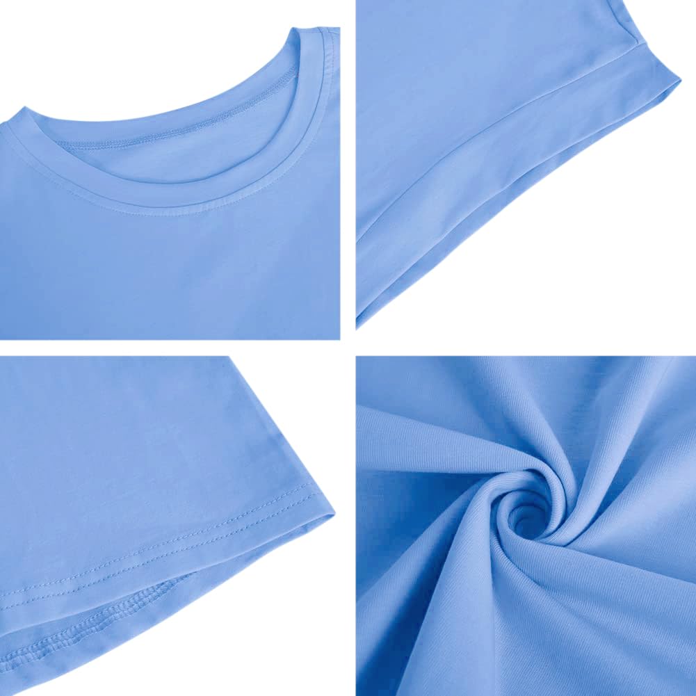 Women’s Cap Sleeve Crew Neck Tank Top