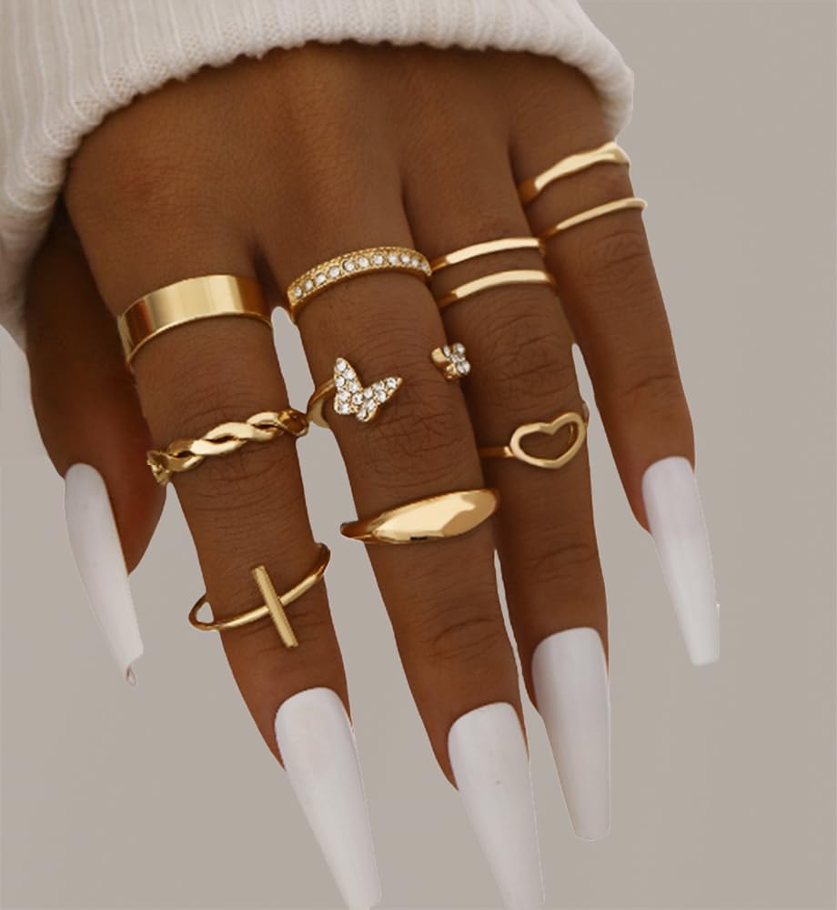iF YOU 25-Piece Gold Ring Set