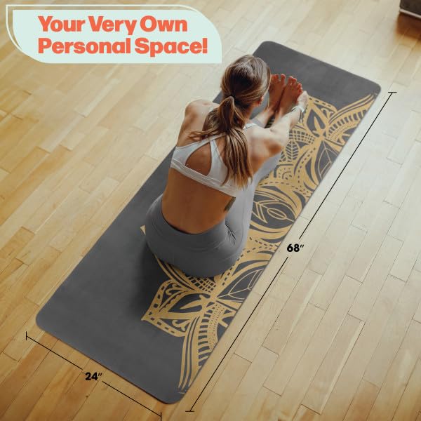 RAD Sportz Yoga Mat with Towel Combo