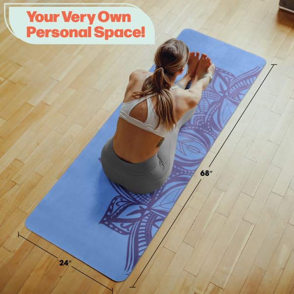 RAD Sportz Yoga Mat with Towel Combo