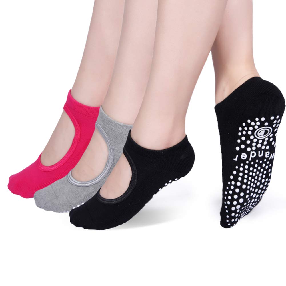 Non-Slip Yoga Socks with Grips for Women