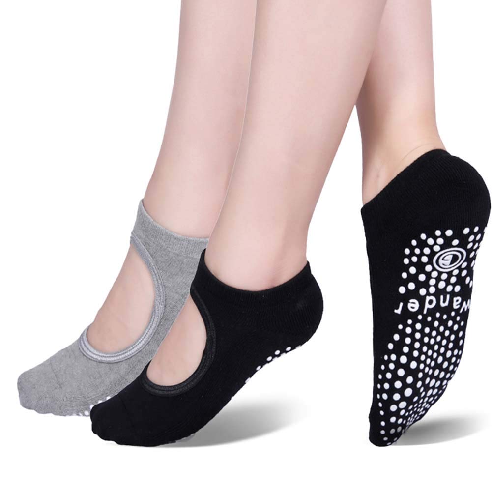 Non-Slip Yoga Socks with Grips for Women