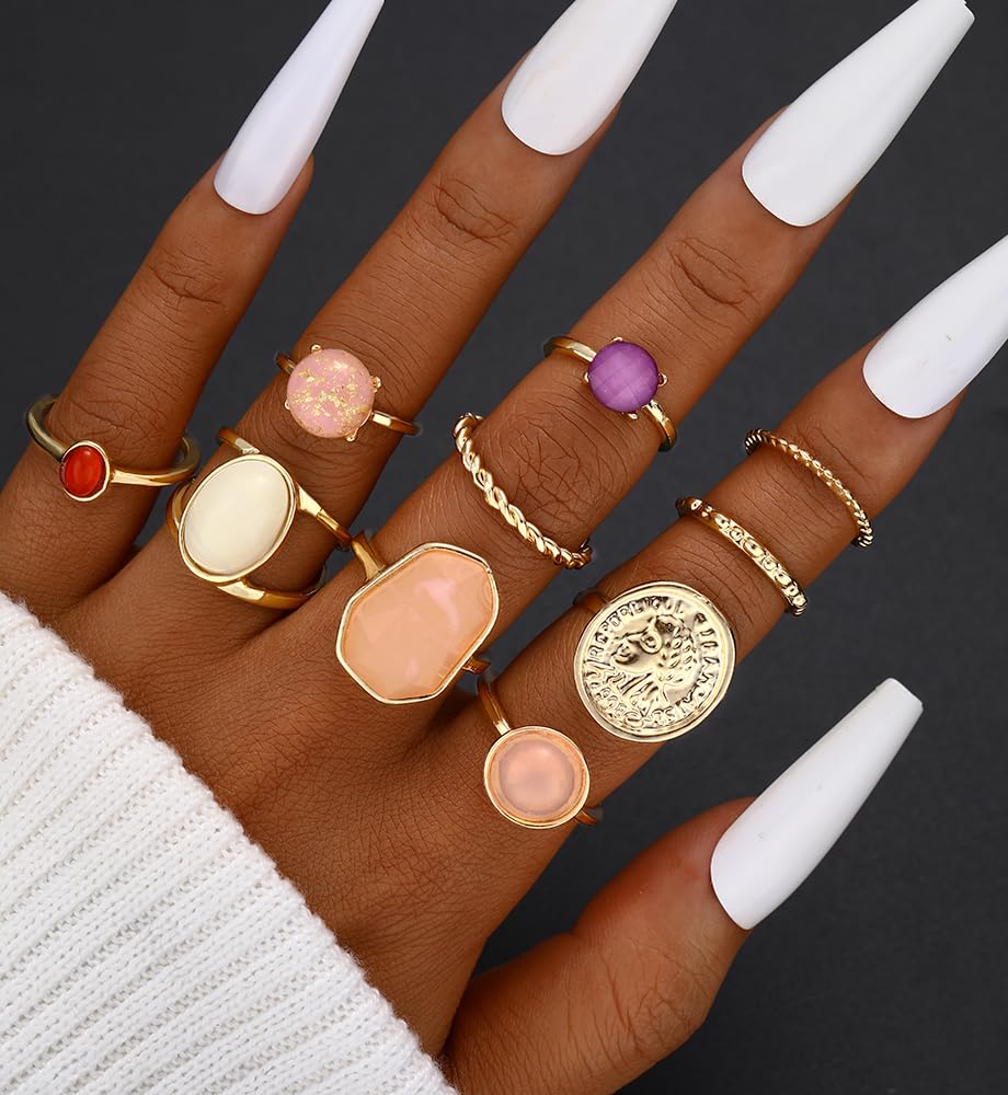 iF YOU 25-Piece Gold Ring Set