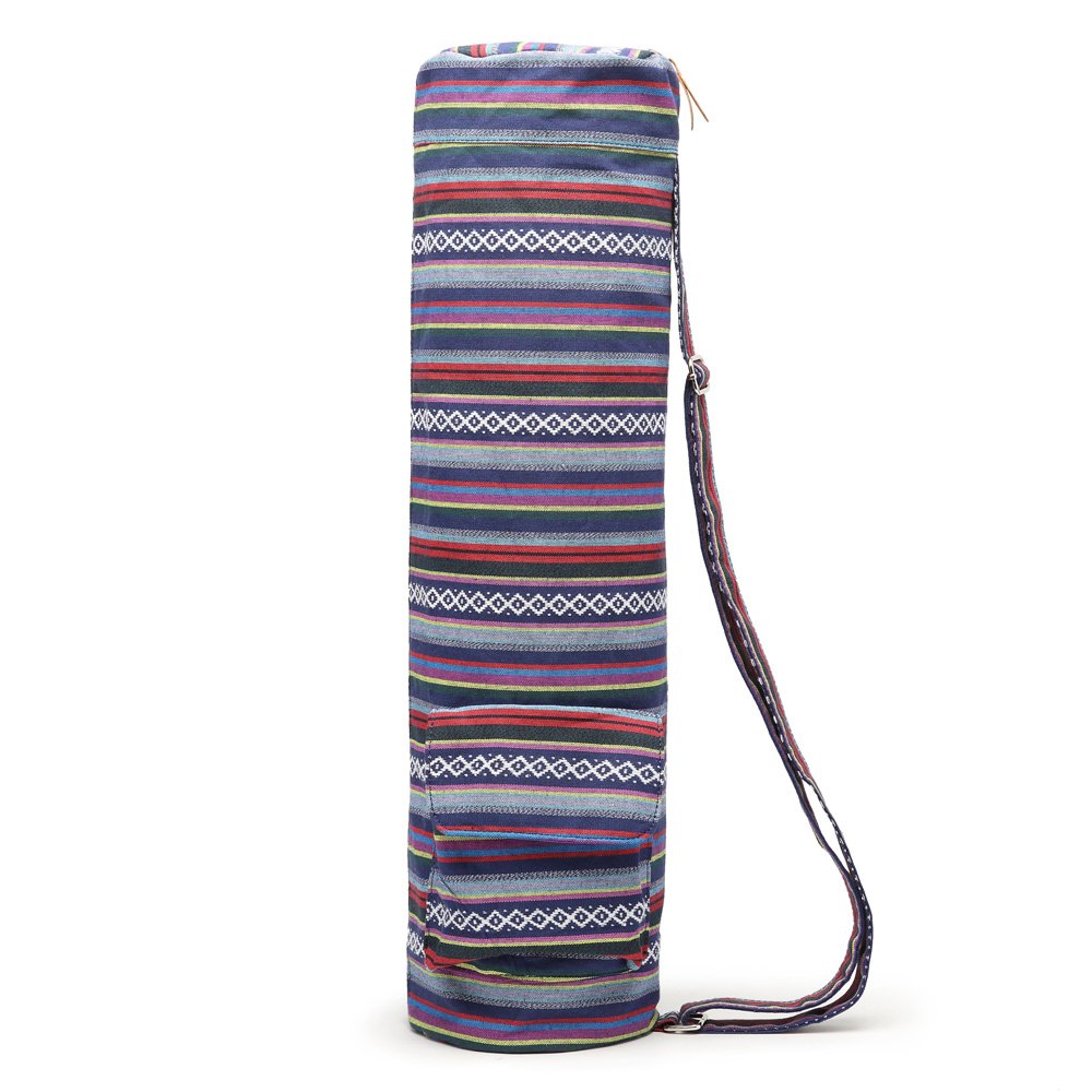 Yoga Mat Carrier Bag with Strap & Pockets