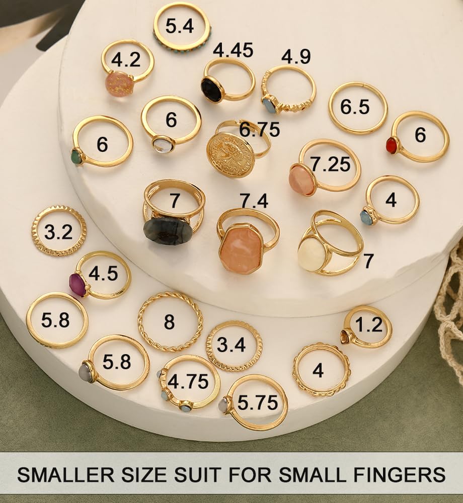 iF YOU 25-Piece Gold Ring Set