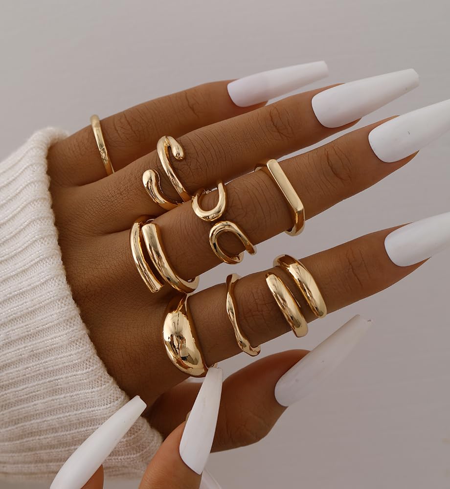 iF YOU 25-Piece Gold Ring Set