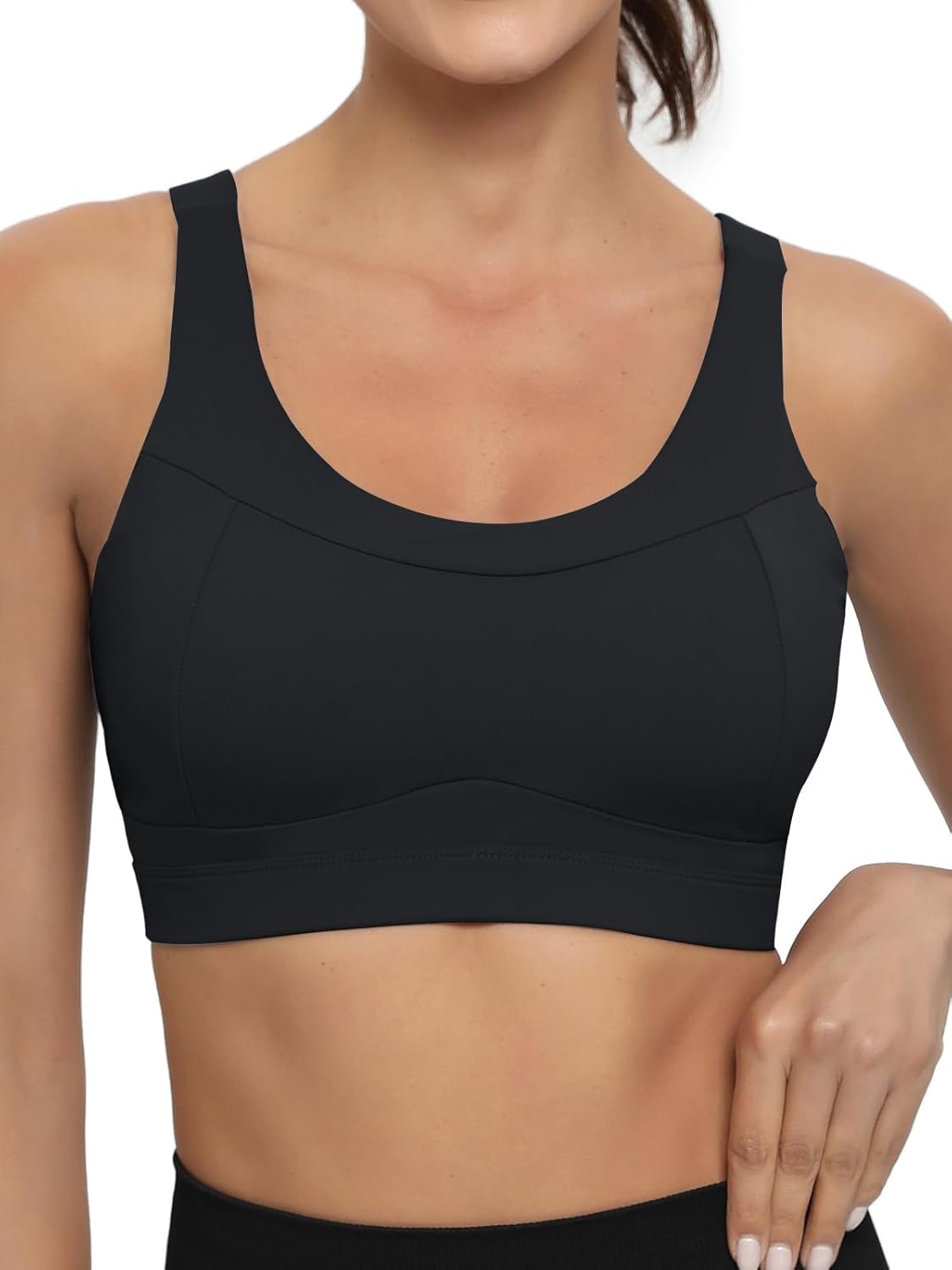 RUNNING GIRL High-Impact Racerback Sports Bra