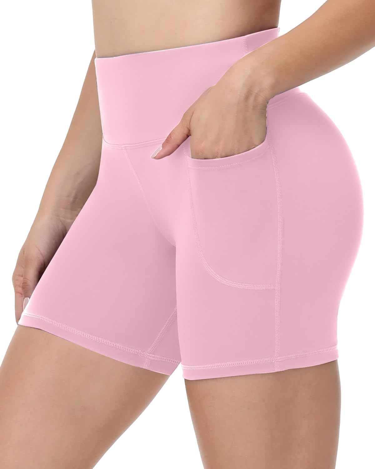 Runhit Women’s Biker Shorts with Pockets