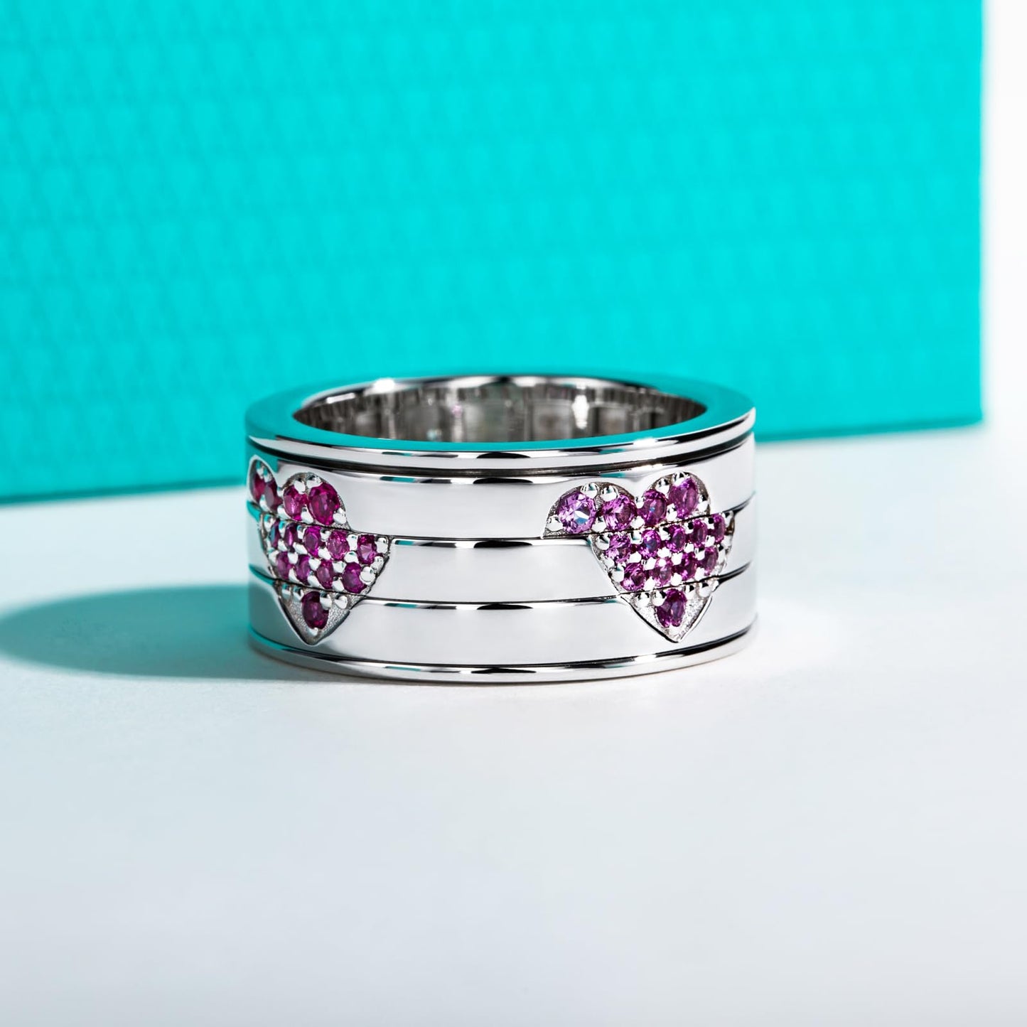 AnuClub Moissanite Silver Ring