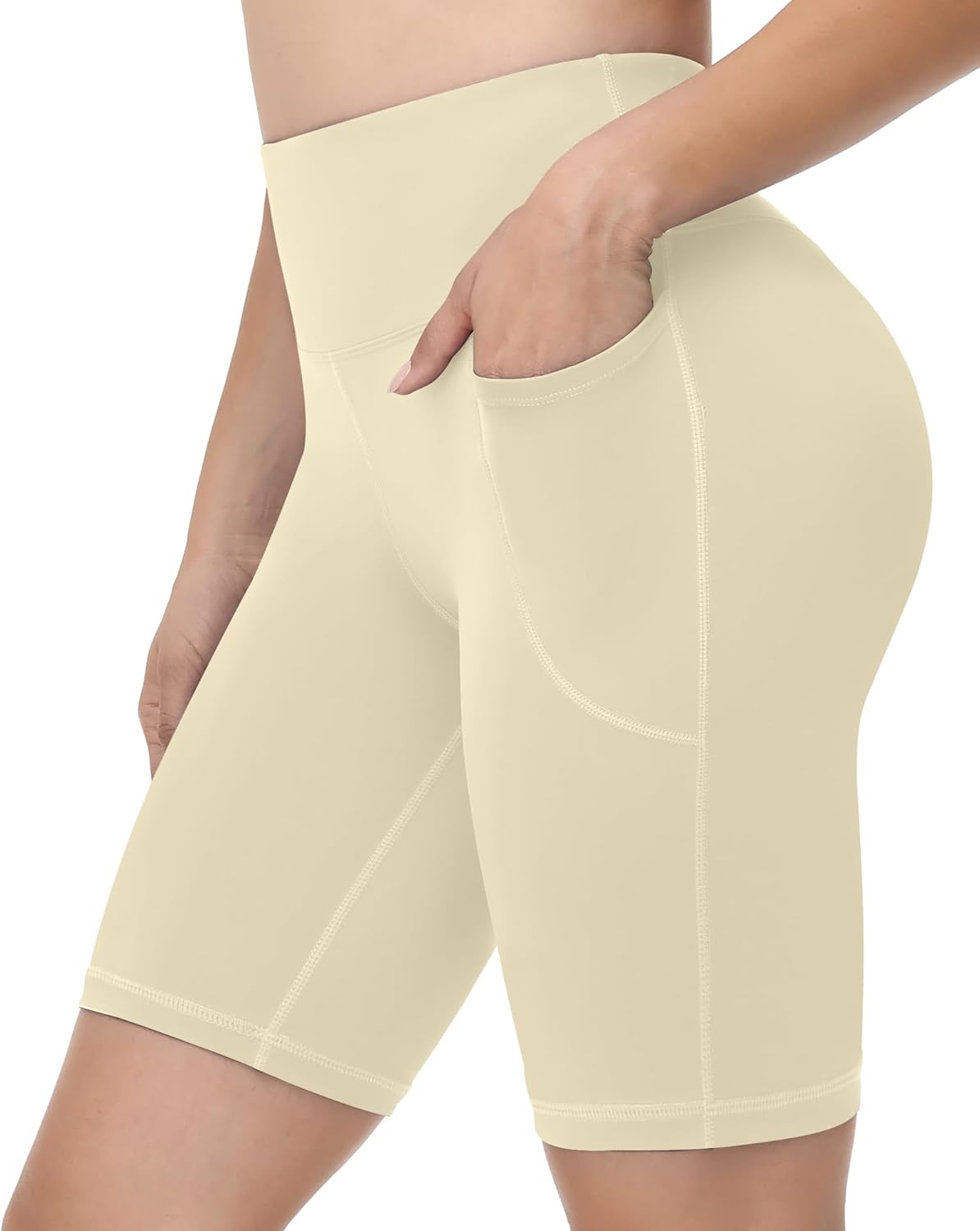 Runhit Women’s Biker Shorts with Pockets