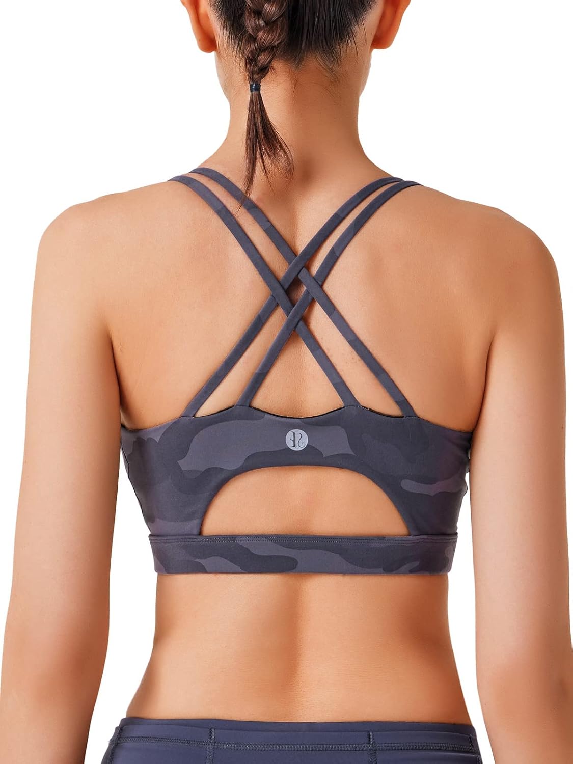 Women’s Padded Crisscross Back Sports Bra