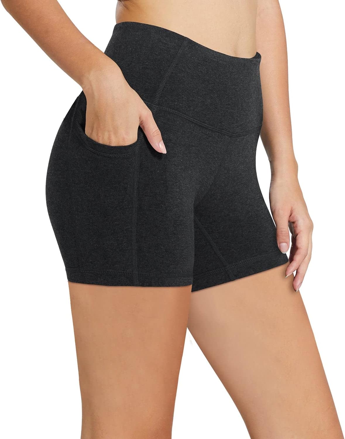 Baleaf Women’s High-Waist Biker Shorts with Pockets
