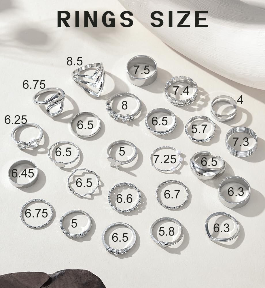 iF YOU 25-Piece Gold Ring Set