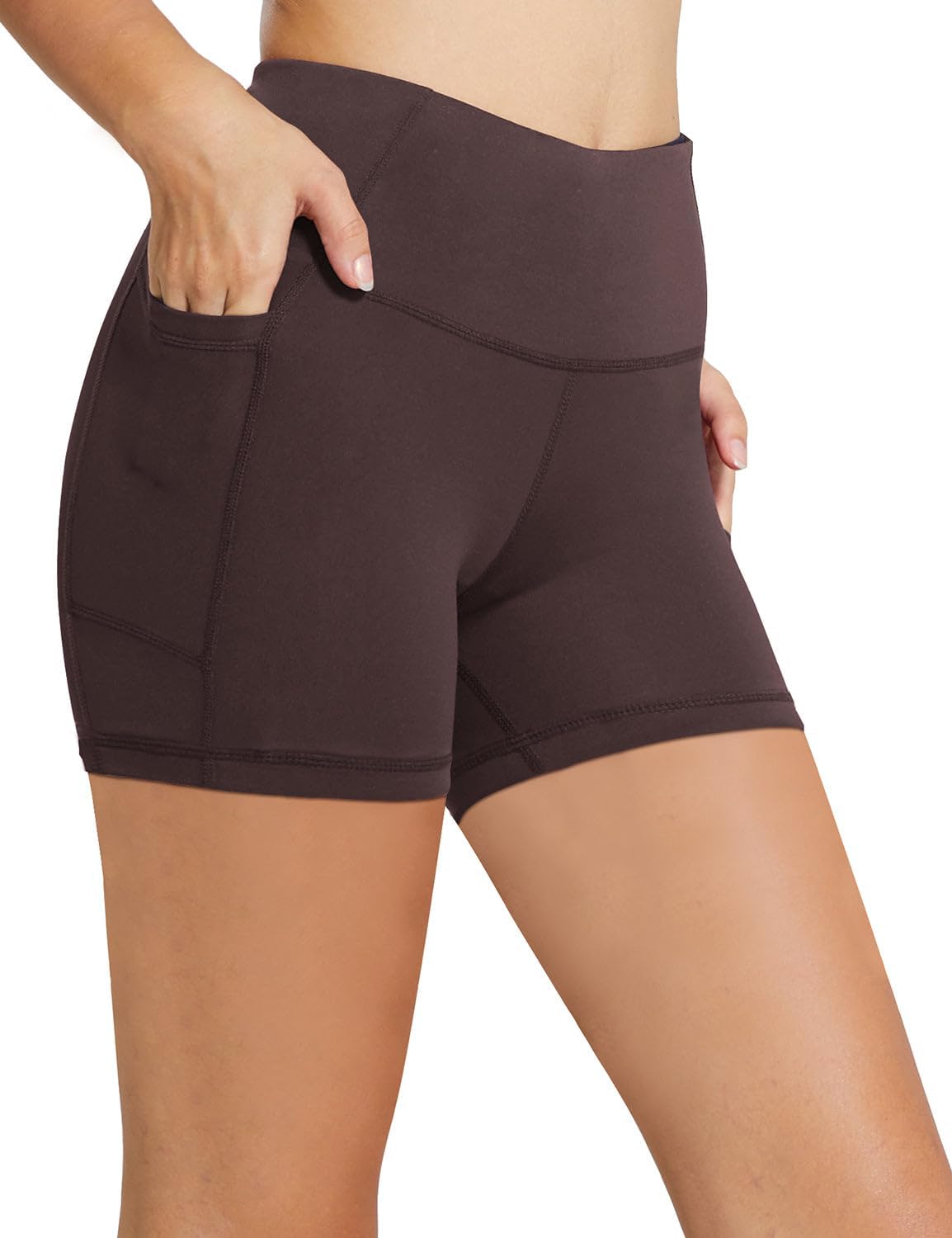 Baleaf Women’s High-Waist Biker Shorts with Pockets