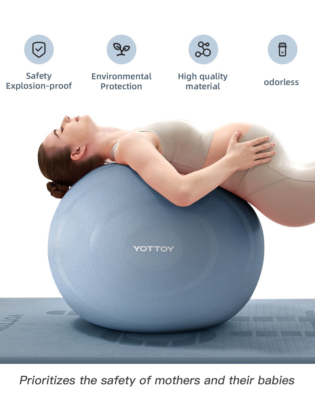 YOTTOY Anti-Burst Exercise Ball