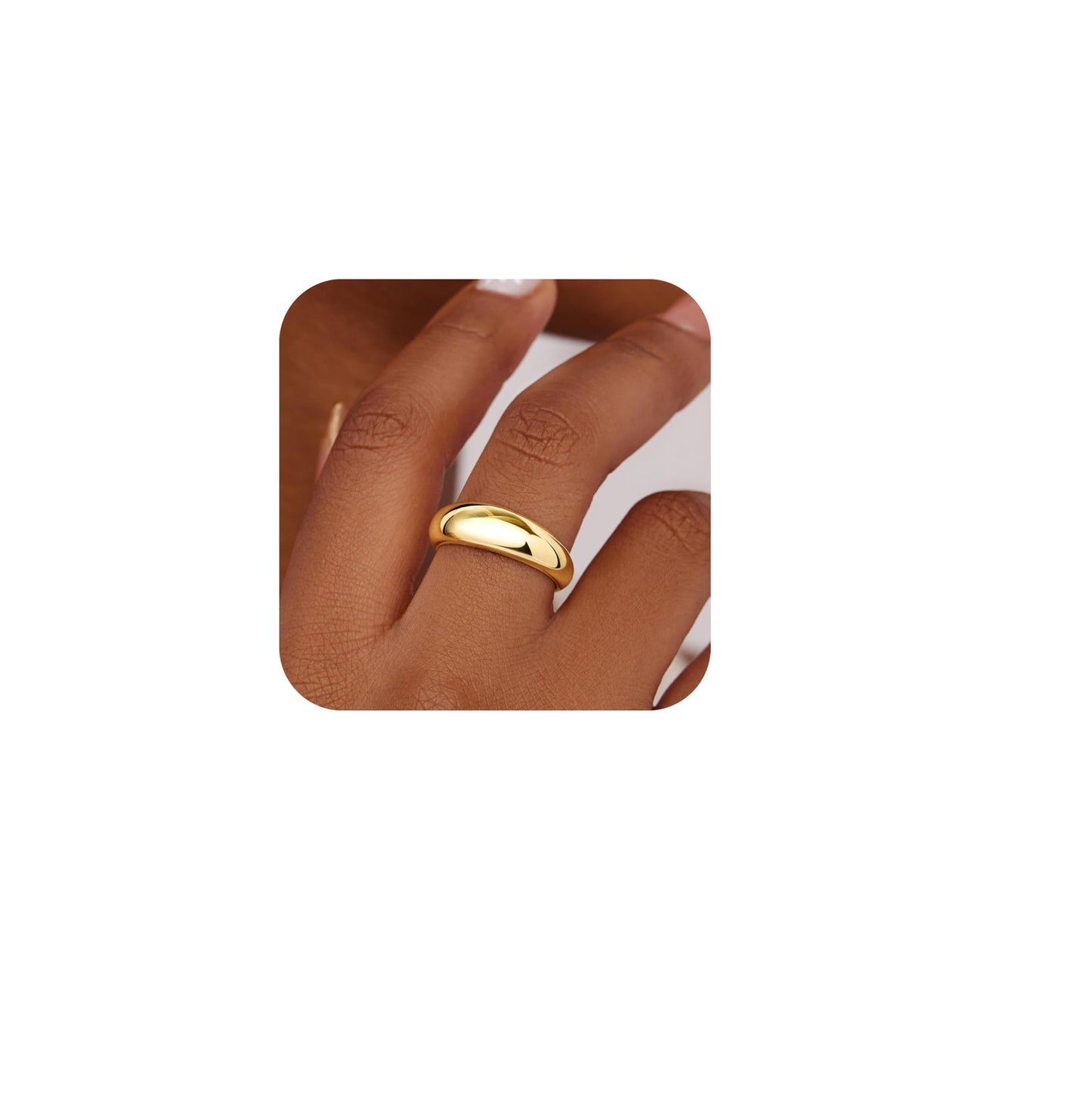 Gold Chunky Adjustable Rings