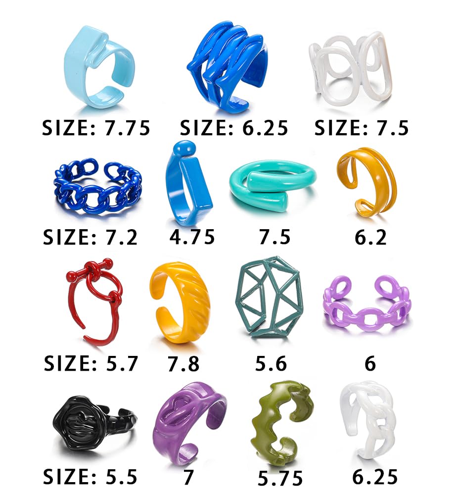 iF YOU 25-Piece Gold Ring Set