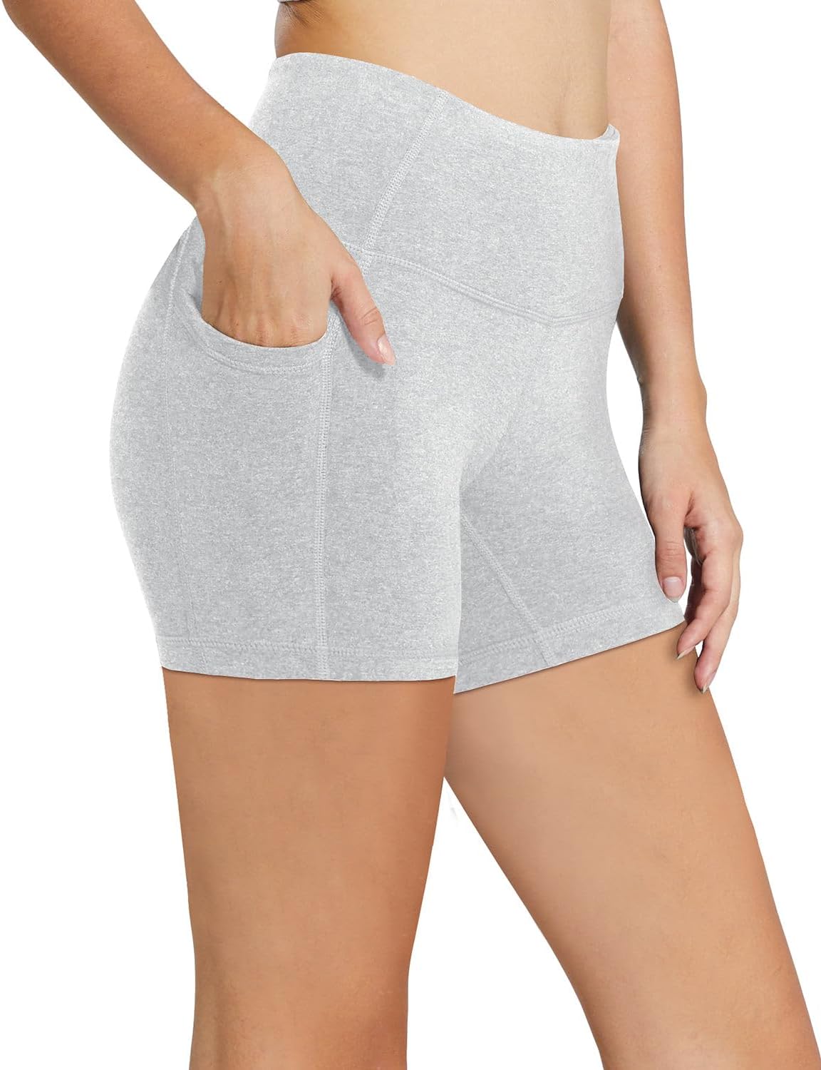 Baleaf Women’s High-Waist Biker Shorts with Pockets