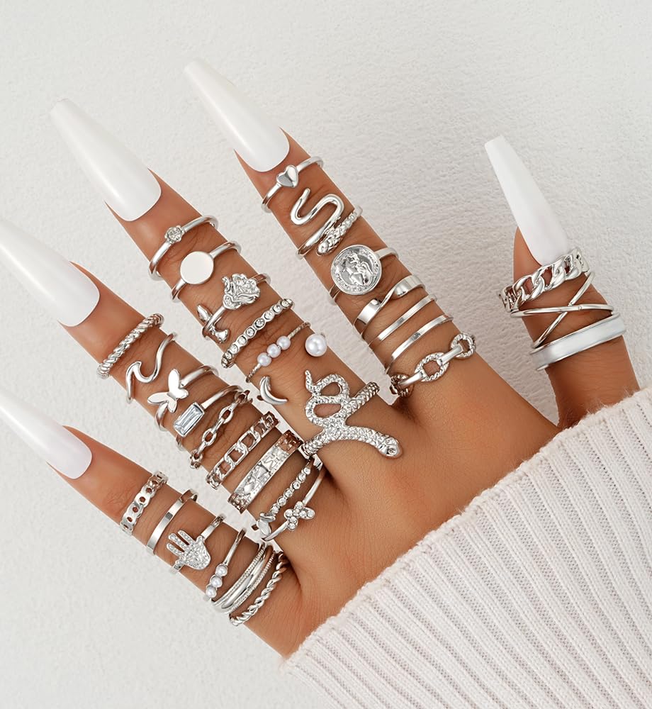 iF YOU 25-Piece Gold Ring Set