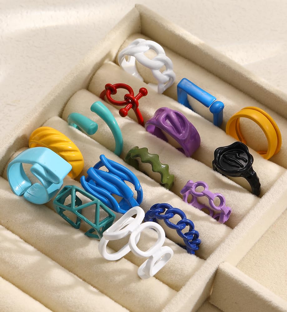 iF YOU 25-Piece Gold Ring Set