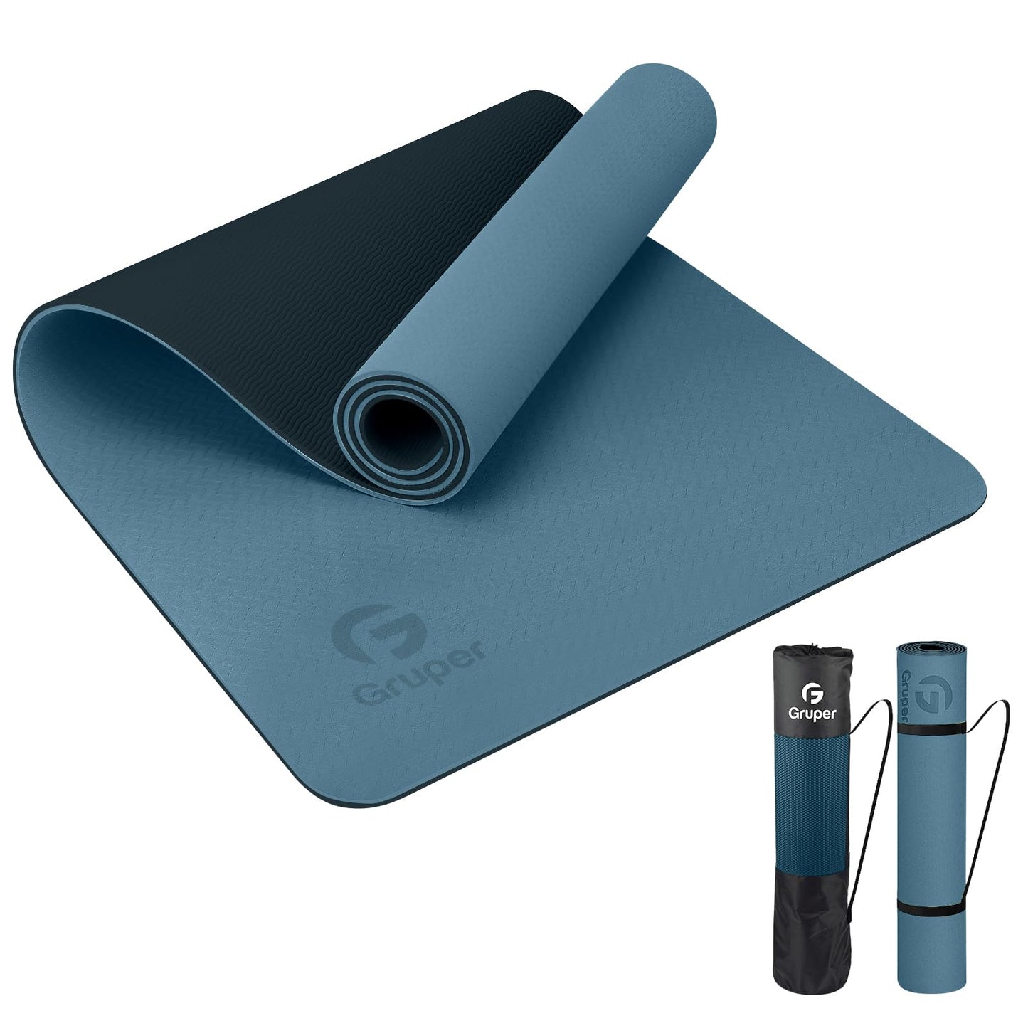Non-Slip Eco-Friendly Yoga Mat with Strap