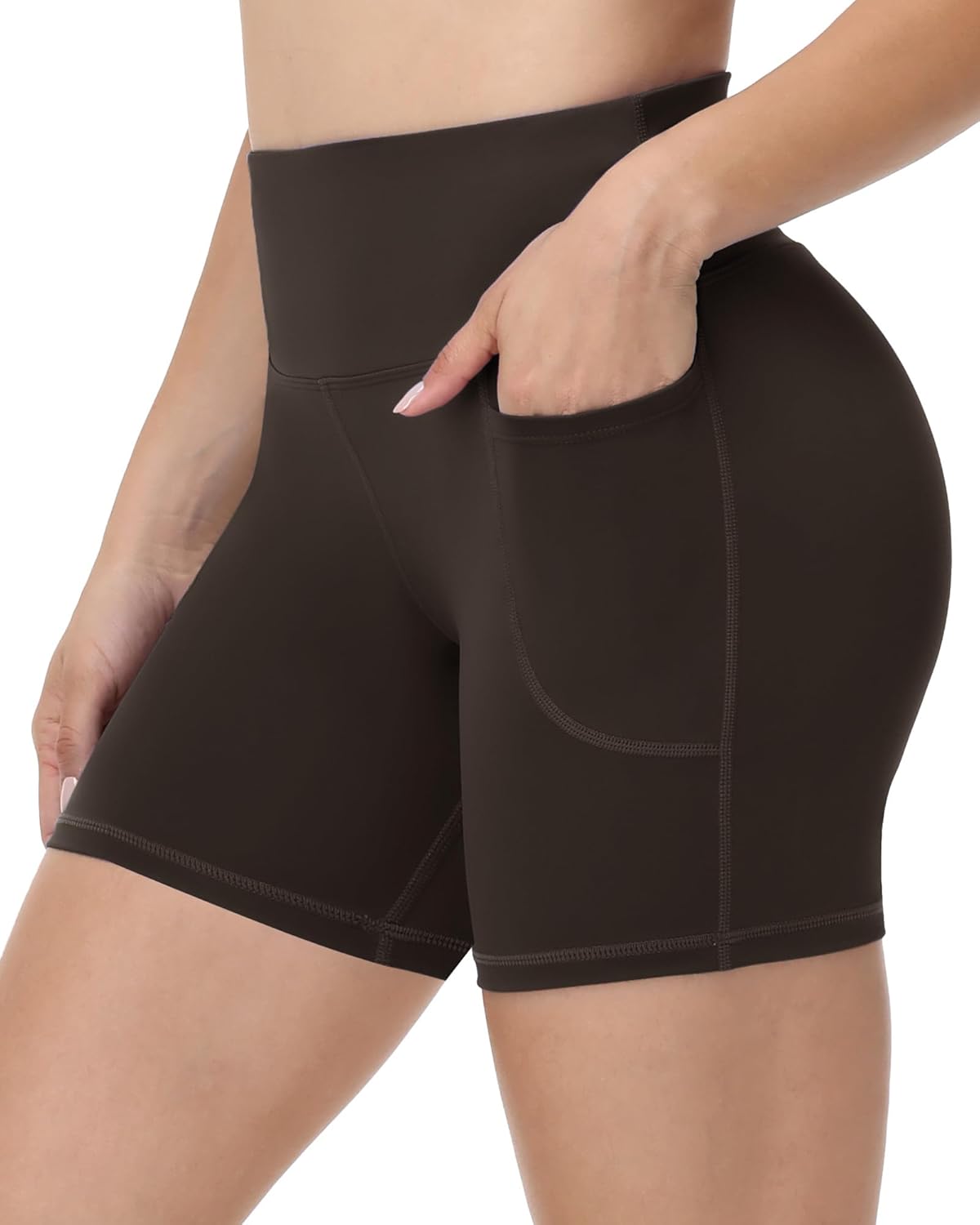 Runhit Women’s Biker Shorts with Pockets