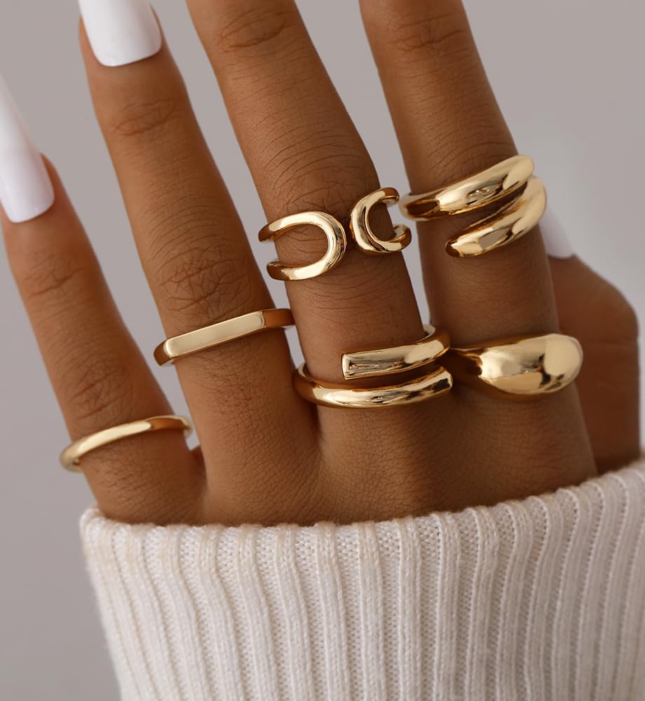 iF YOU 25-Piece Gold Ring Set