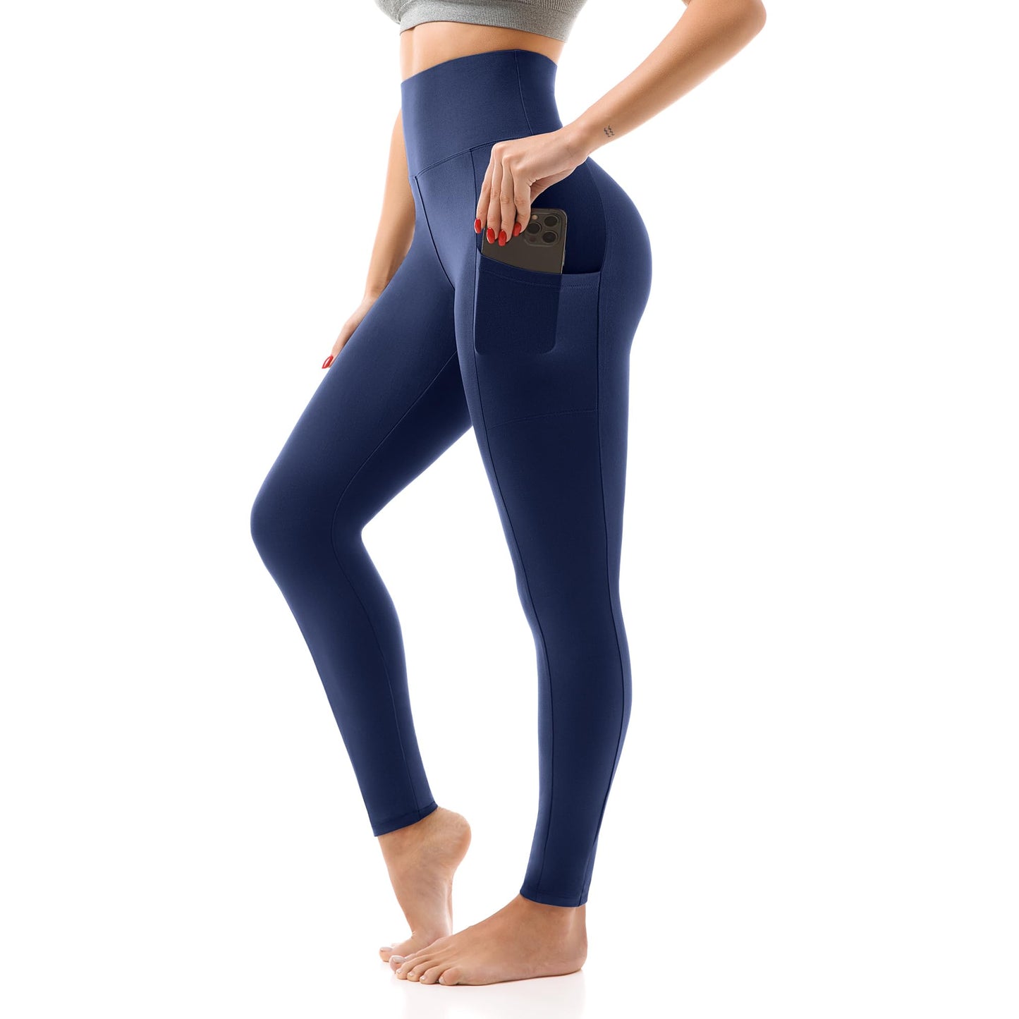 SINOPHANT High Waisted Leggings with Pockets