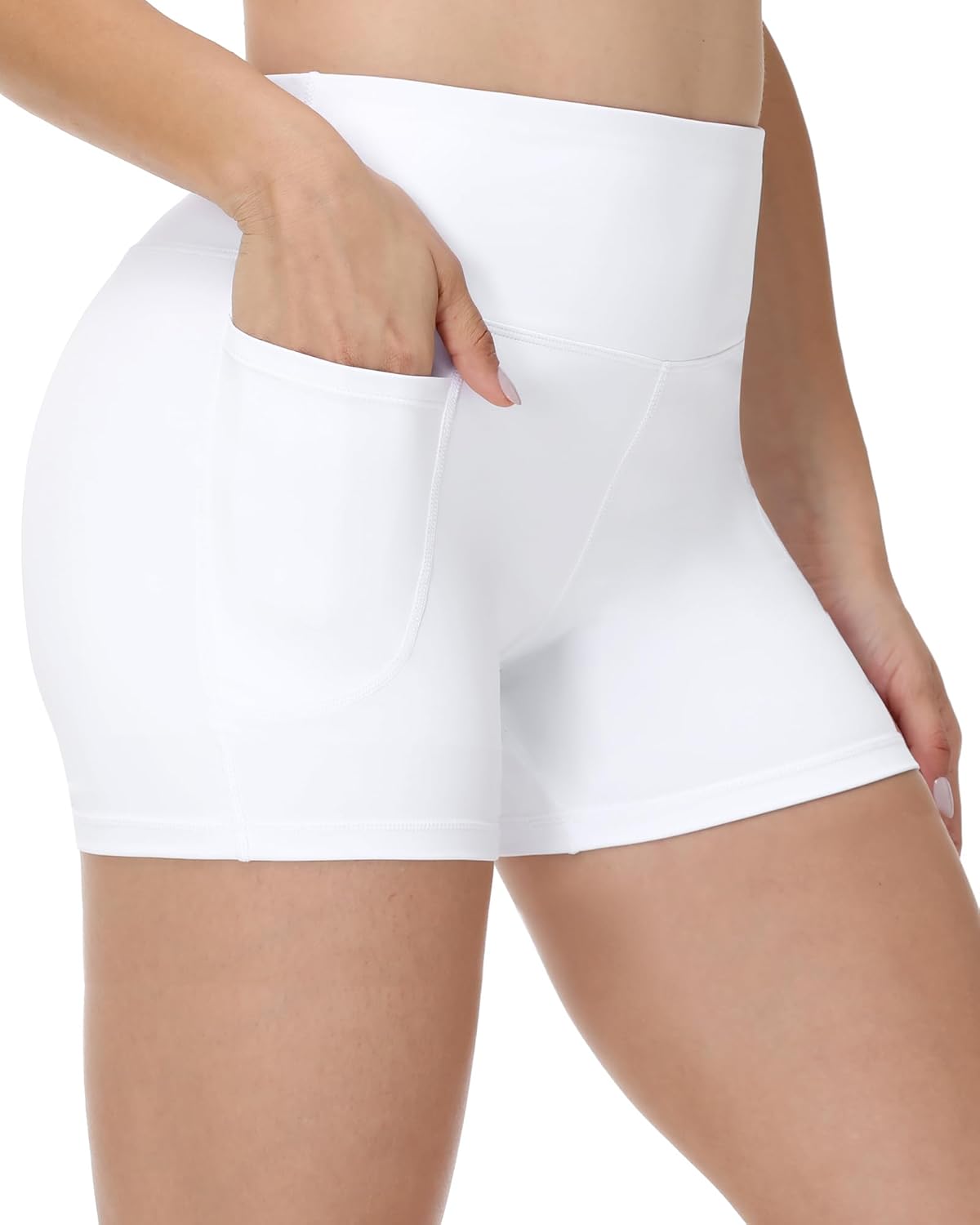 Runhit Women’s Biker Shorts with Pockets