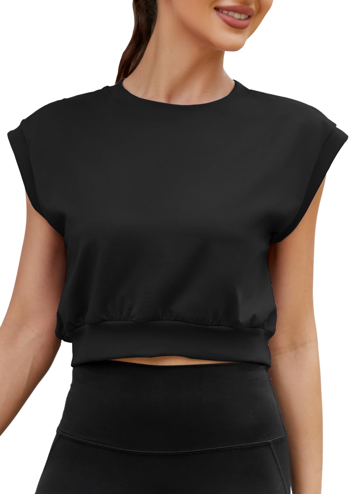 Mippo Women’s Crop Workout Top