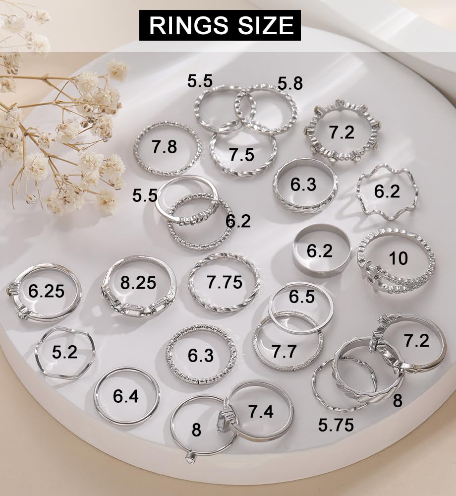 iF YOU 25-Piece Gold Ring Set