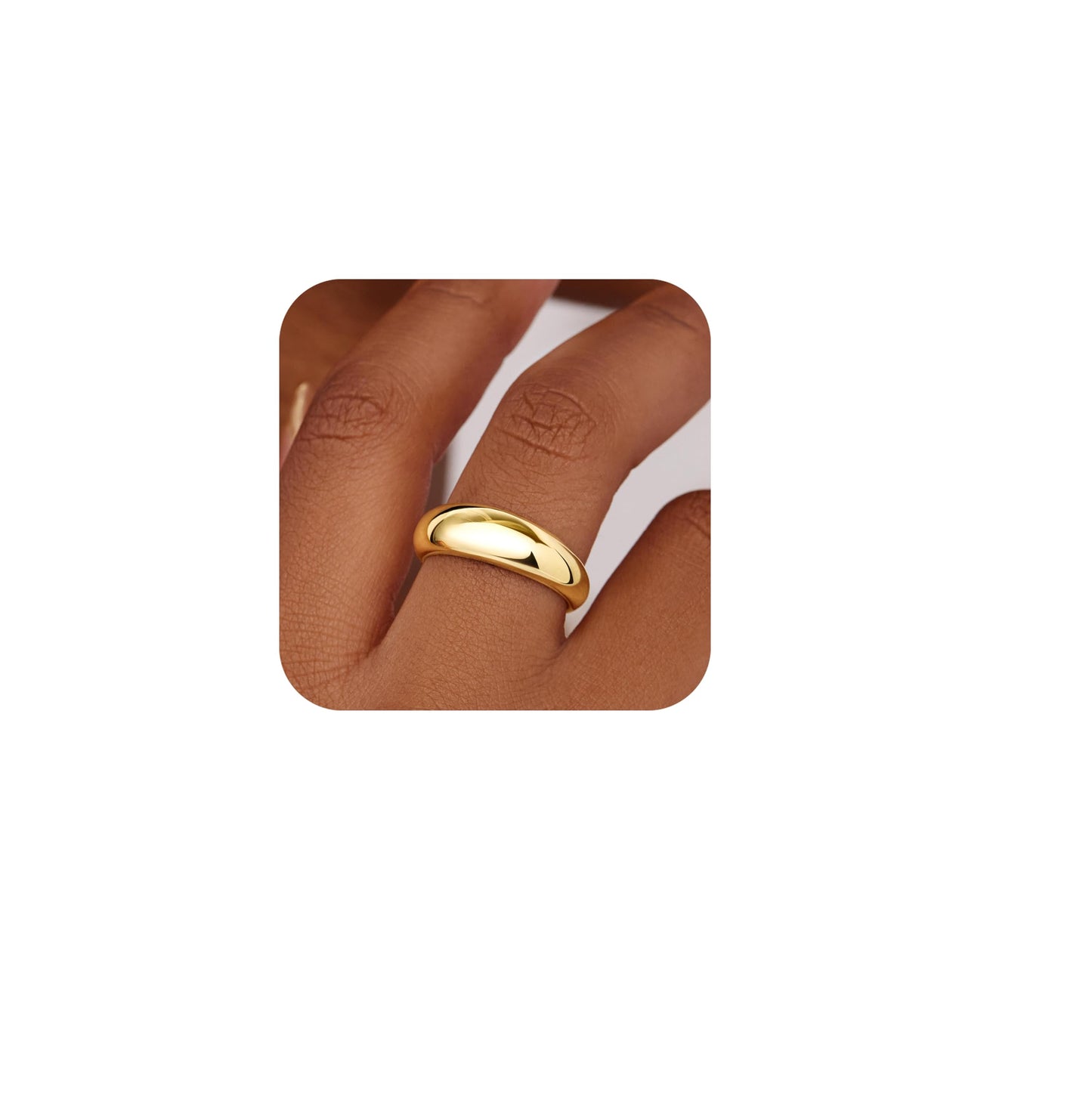 Gold Chunky Adjustable Rings