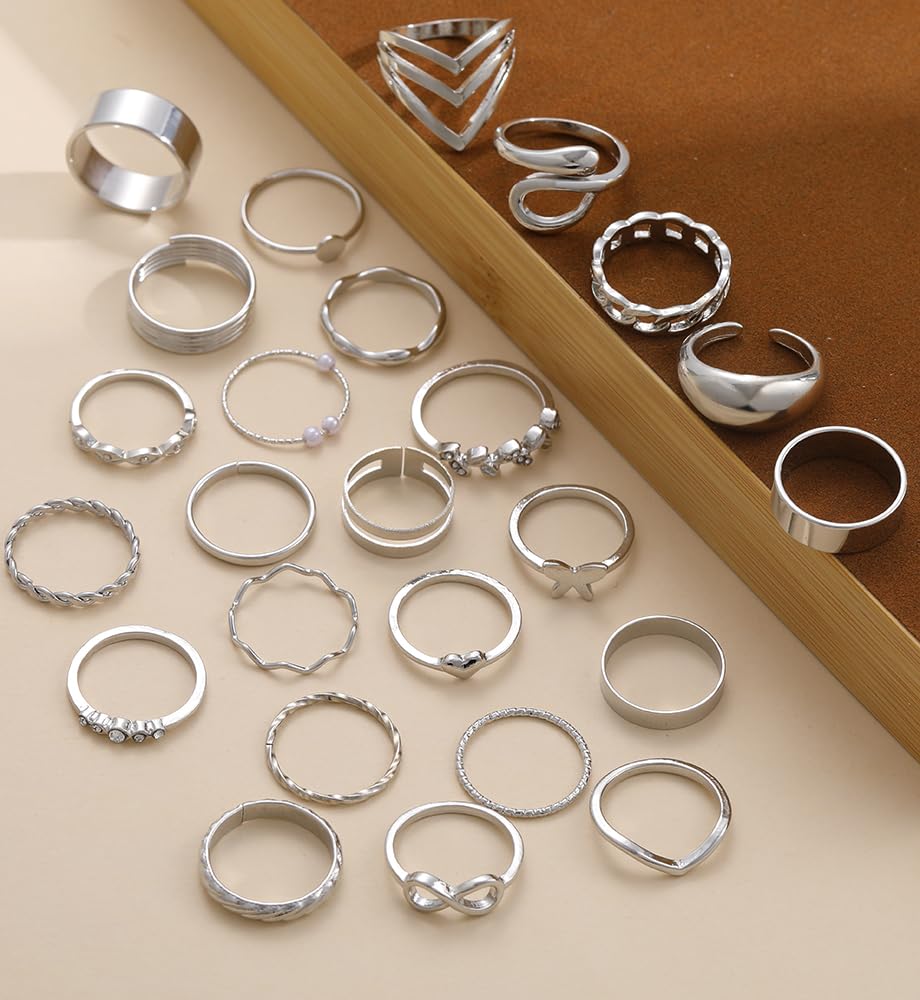 iF YOU 25-Piece Gold Ring Set
